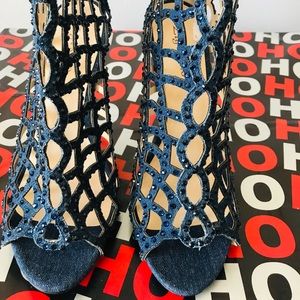 Zigisoho  women Duran pumps open toe stiletto heel